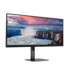 AOC V5 U34V5C BK Monitor PC 86,4 cm (34") 3440 x 1440 Pixel UltraWide Quad HD LCD Nero