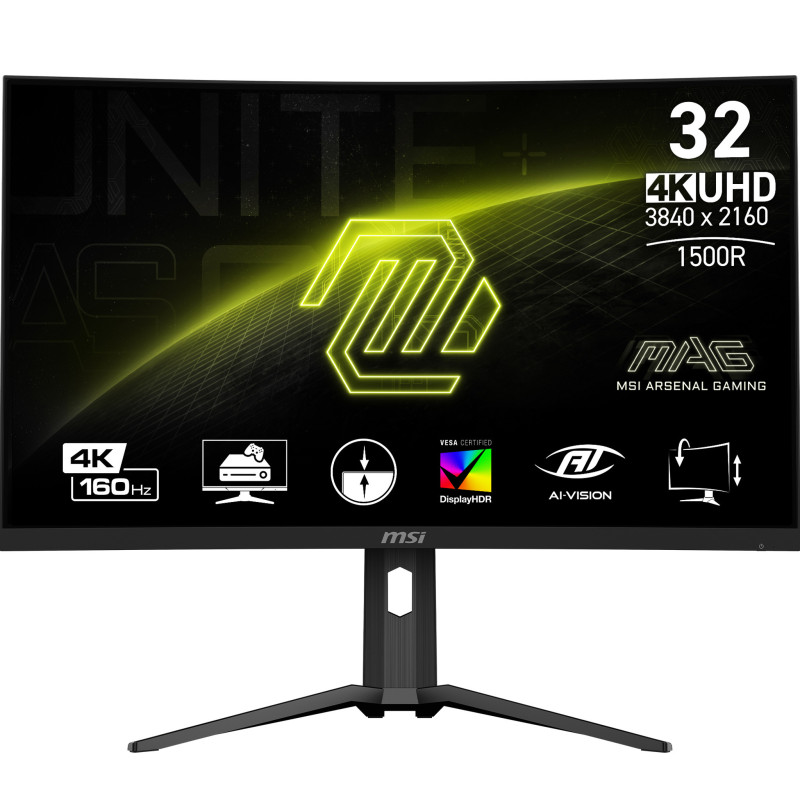 MSI MAG 321CUP Monitor PC 80 cm (31.5") 3840 x 2160 Pixel 4K Ultra HD Nero