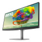 BenQ PD3420Q Monitor PC 86,4 cm (34") 3440 x 1440 Pixel Quad HD LED Grigio