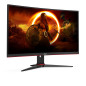 AOC G2 C24G2AE/BK Monitor PC 59,9 cm (23.6") 1920 x 1080 Pixel Full HD LED Nero, Rosso