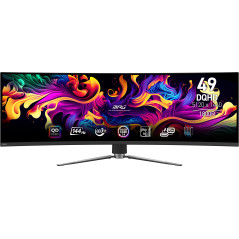 MSI MPG 491CQP QD-OLED Monitor PC 124,5 cm (49") 5120 x 1440 Pixel DQHD Nero