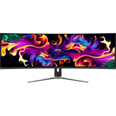 MSI MPG 491CQP QD-OLED Monitor PC 124,5 cm (49") 5120 x 1440 Pixel DQHD Nero