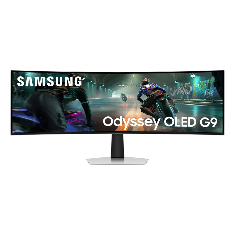 Samsung S49DG910SU Monitor PC 124,5 cm (49") 5120 x 1440 Pixel Dual QHD OLED Argento