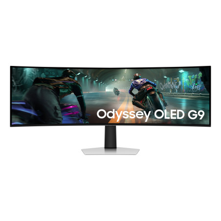 Samsung S49DG910SU Monitor PC 124,5 cm (49") 5120 x 1440 Pixel Dual QHD OLED Argento