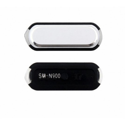 Bouton Central Blanc Pour Samsung Galaxy Note3