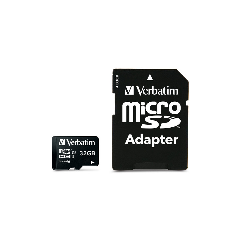 Verbatim Pro 32 GB MicroSDHC UHS Classe 10