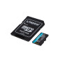 Kingston Technology Scheda microSDXC Canvas Go Plus 170R A2 U3 V30 da 512GB + adattatore