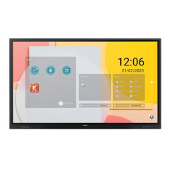 Sharp PN-LC752 Pannello piatto per segnaletica digitale 190,5 cm (75") LCD Wi-Fi 450 cd m² 4K Ultra HD Nero Touch screen