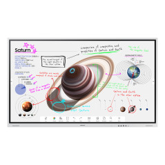 Samsung WM75B lavagna interattiva 190,5 cm (75") 3840 x 2160 Pixel Touch screen Grigio, Bianco