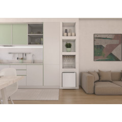 Candy Comfort CHASD4351EWC frigorifero Libera installazione 42 L E Bianco