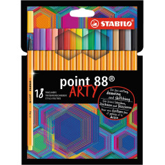 STABILO Point 88 ARTY penna tecnica Colori assortiti 18 pz