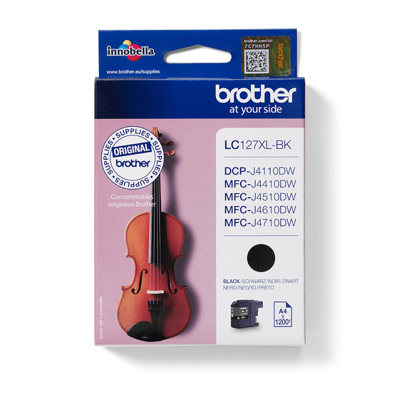 Brother LC127XLBK cartuccia d'inchiostro 1 pz Originale Nero