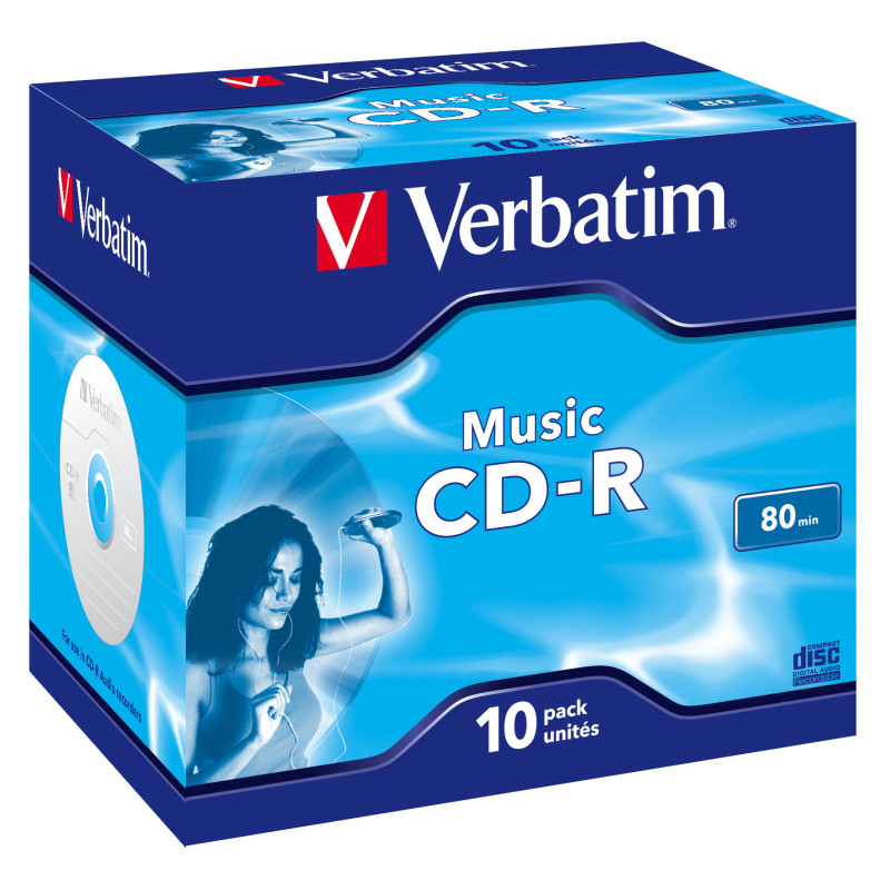 Verbatim Music CD-R 700 MB 16x 10 pz