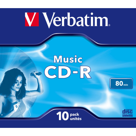 Verbatim Music CD-R 700 MB 16x 10 pz