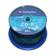 Verbatim CD-R Extra Protection 700 MB 52x 50 pz