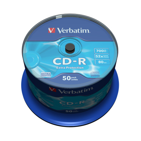 Verbatim CD-R Extra Protection 700 MB 52x 50 pz