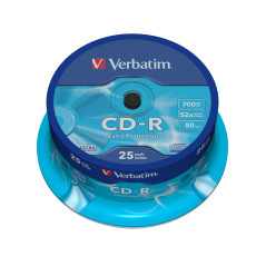 Verbatim CD-R Extra Protection 700 MB 52x 25 pz