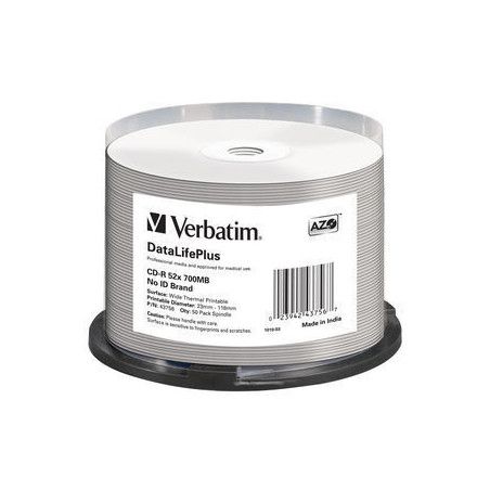 Verbatim CD-R 52x DataLifePlus 700 MB 50 pz