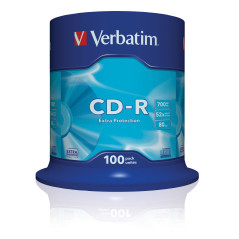 Verbatim CD-R Extra Protection 700 MB 52x 100 pz