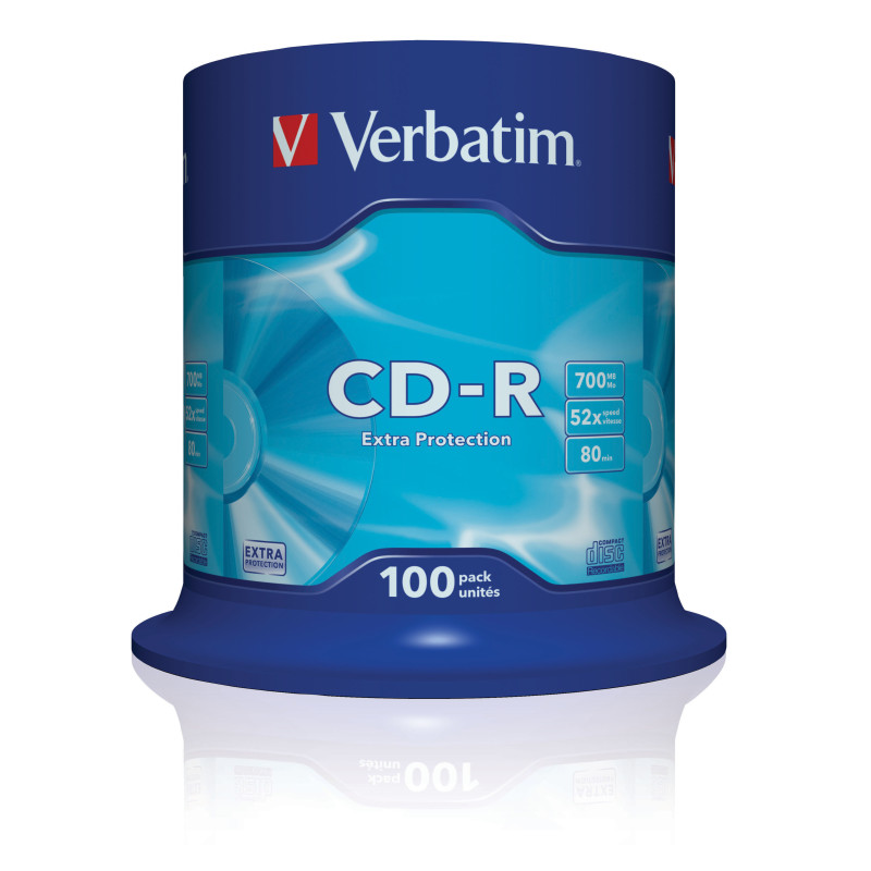 Verbatim CD-R Extra Protection 700 MB 52x 100 pz