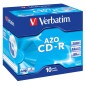 Verbatim CD-R AZO Crystal 700 MB 52x 10 pz