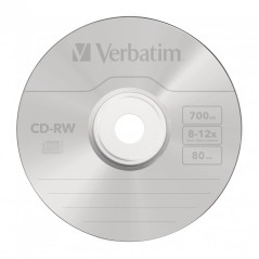 Verbatim CD-RW 12x 700 MB 10 pz