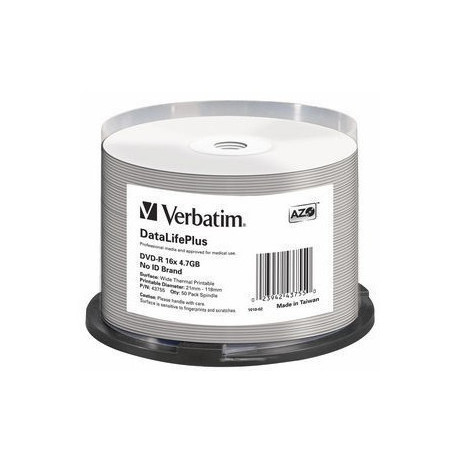 Verbatim DataLifePlus 4,7 GB DVD-R 50 pz