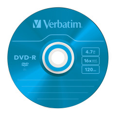 Verbatim DVD-R Colour 4,7 GB 5 pz