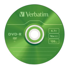 Verbatim DVD-R Colour 4,7 GB 5 pz