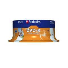 Verbatim 43538 DVD vergine 4,7 GB DVD-R 25 pz