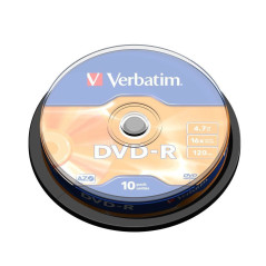 Verbatim DVD-R Matt Silver 4,7 GB 10 pz