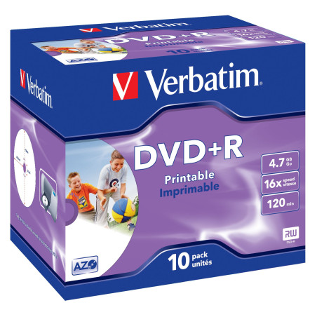 Verbatim 43508 DVD vergine 4,7 GB DVD+R 10 pz