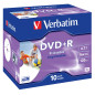 Verbatim 43508 DVD vergine 4,7 GB DVD+R 10 pz