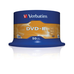 Verbatim DVD-R Matt Silver 4,7 GB 50 pz