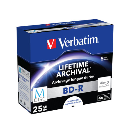 Verbatim M-Disc 4x BD-R 25 GB 5 pz