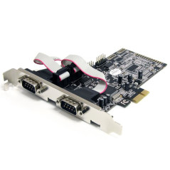 StarTech.com Scheda seriale PCI Express nativa a 4 porte RS-232 con 16550 UART