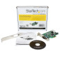 StarTech.com Scheda Seriale PCI Express con 1 Porta - Controller PCIe RS232 - 16550 UART - Scheda Seriale di Espansione DB9 a