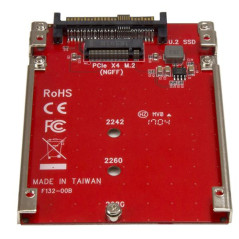 StarTech.com Adattatore Host per Drive M.2 a U.2( SFF-8639) PCIe NVMe SSD