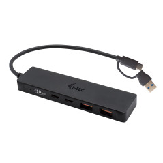 i-tec Metal USB-A USB-C HUB 2x USB 3.0 + 2x USB-C (10 Gbps)