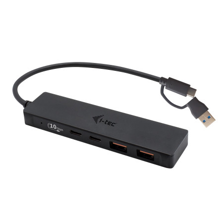 i-tec Metal USB-A/USB-C HUB 2x USB 3.0 + 2x USB-C (10 Gbps)