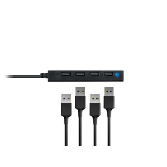 Conceptronic HUBBIES05B hub di interfaccia USB 2.0 480 Mbit s Nero