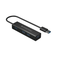 Conceptronic HUBBIES06B hub di interfaccia USB 3.2 Gen 1 (3.1 Gen 1) Type-A 5000 Mbit s Nero