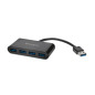 Kensington Hub a 4 porte USB 3.0 UH4000 - Nero