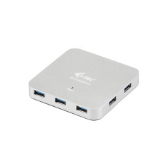 i-tec Metal U3HUBMETAL7 hub di interfaccia USB 3.2 Gen 1 (3.1 Gen 1) Type-A 5000 Mbit s Argento