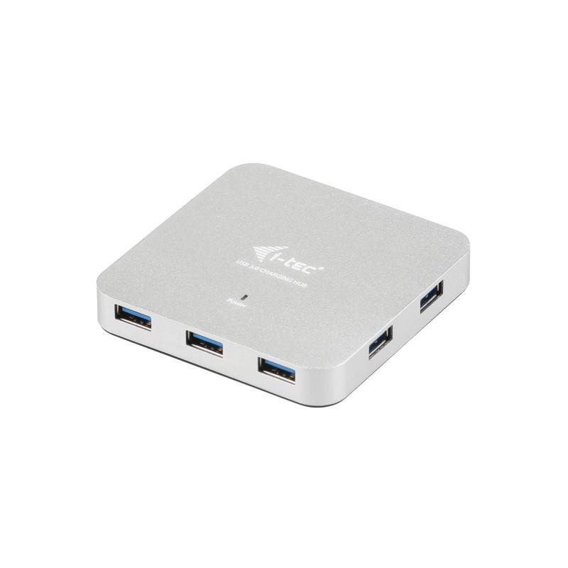 i-tec Metal U3HUBMETAL7 hub di interfaccia USB 3.2 Gen 1 (3.1 Gen 1) Type-A 5000 Mbit/s Argento