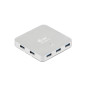 i-tec Metal U3HUBMETAL7 hub di interfaccia USB 3.2 Gen 1 (3.1 Gen 1) Type-A 5000 Mbit/s Argento