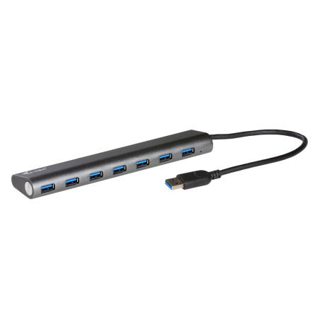 i-tec Metal U3HUB778 hub di interfaccia USB 3.2 Gen 1 (3.1 Gen 1) Type-A 5000 Mbit/s Argento