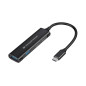 Conceptronic HUBBIES12B hub di interfaccia USB 3.2 Gen 1 (3.1 Gen 1) Type-C 5000 Mbit/s Nero