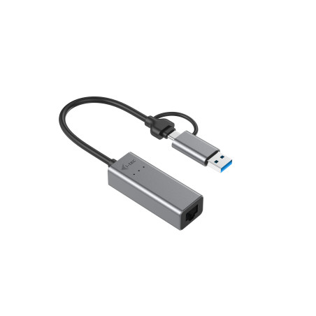 i-tec Metal USB-C/USB-A 2.5Gbps Ethernet Adapter