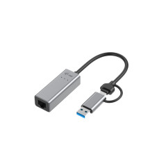 i-tec Metal USB-C USB-A 2.5Gbps Ethernet Adapter